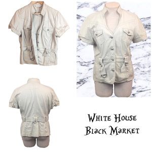 White House Black market Cargo Jacket